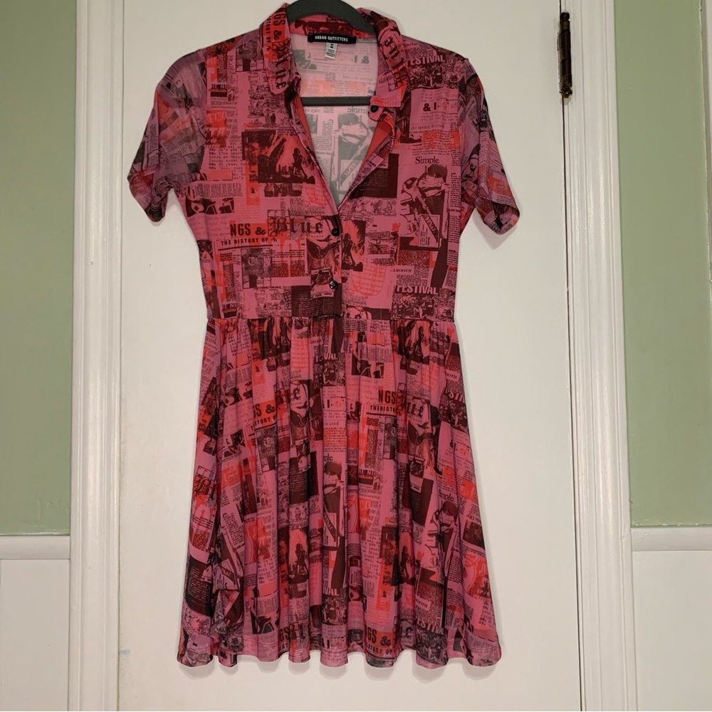 Adorable rocker sheer baby doll dress! Size medium